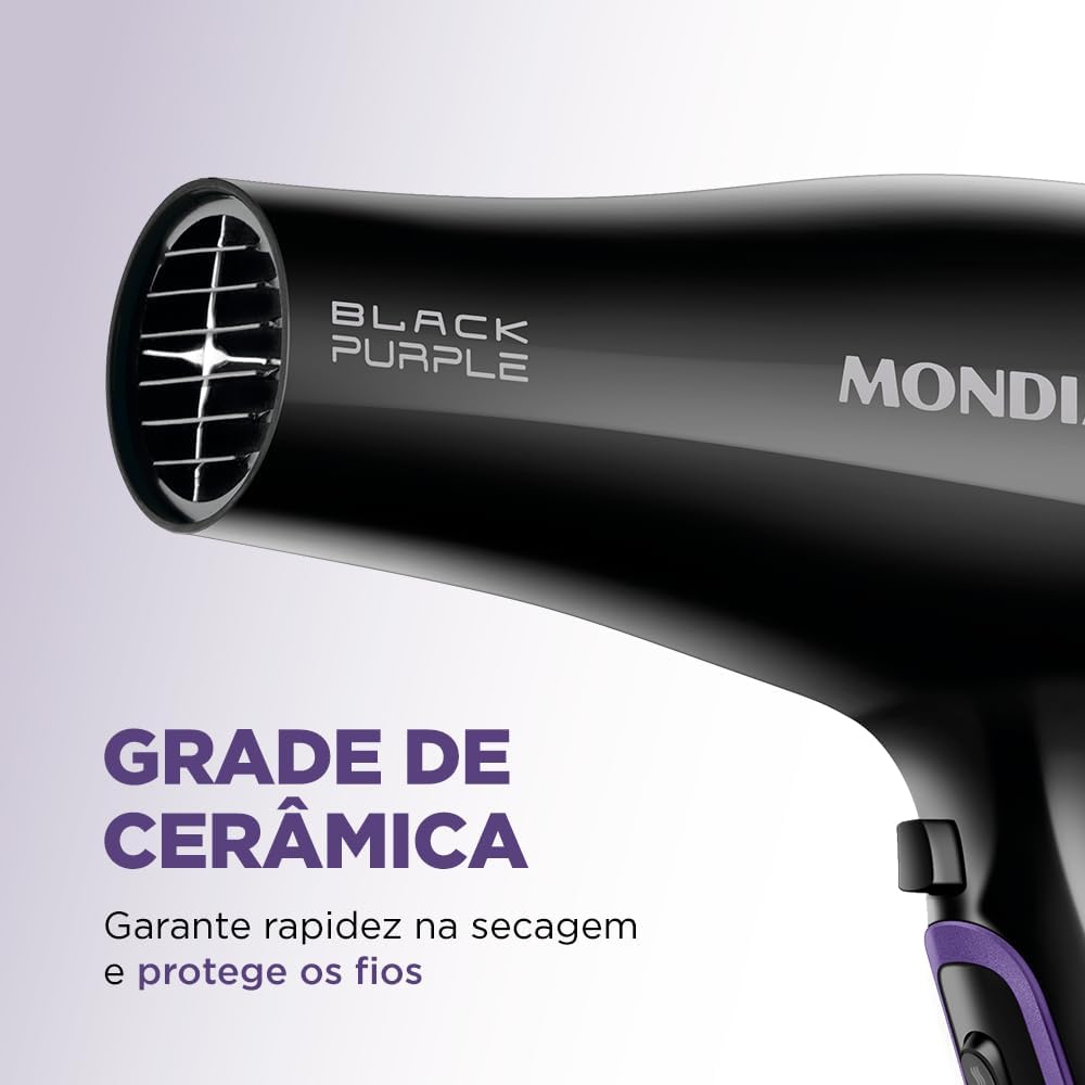 Secador de Cabelos, Mondial, Preto, 2000W, 127V - SCN-01 - Image 5