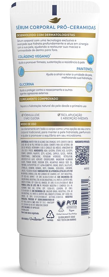 Dove Sérum Hidratante Corporal Pró-Ceramidas + Dermo Hidratante 180ml - Image 2