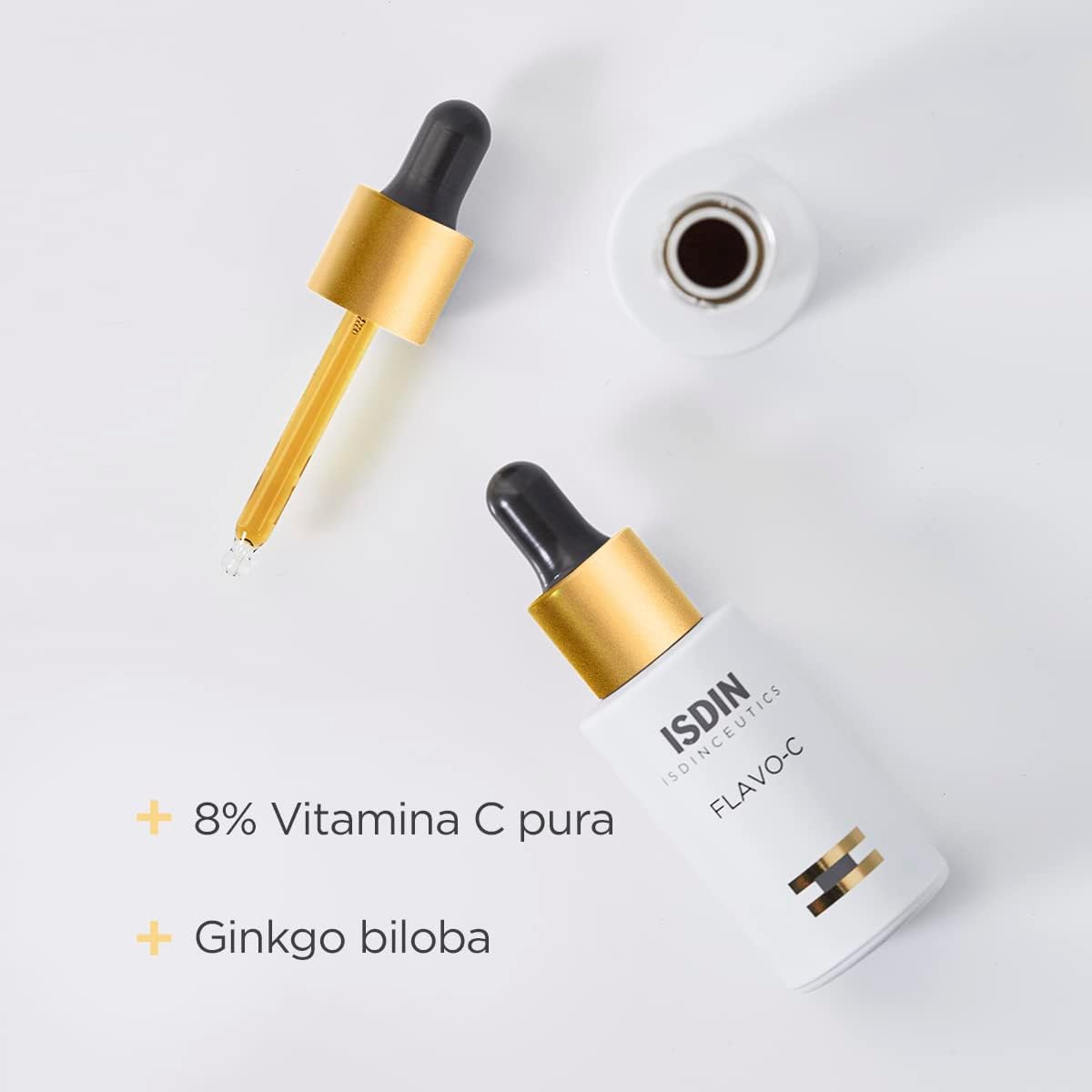 ISDIN Sérum Facial Antioxidante com Vitamina C Isdinceutics Flavo-C - 30ml - Image 4
