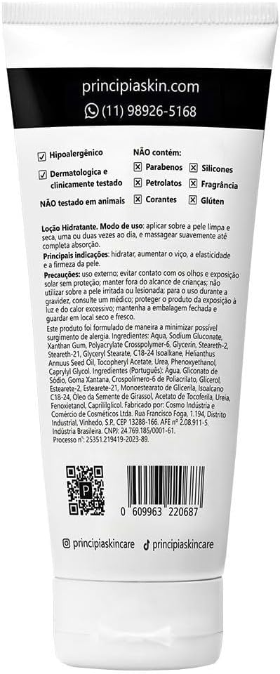 PRINCIPIA, Loção Hidratante Corporal c/ 10% Ureia LH-01 200ml - Image 2