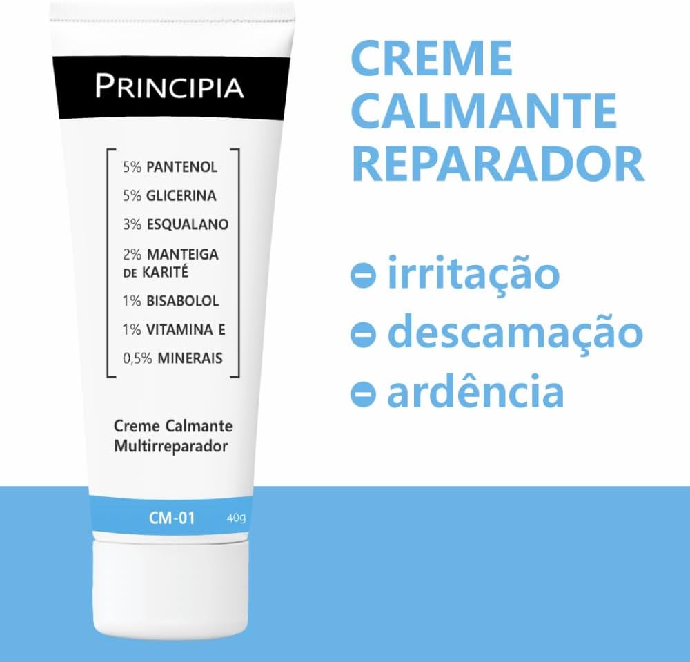 PRINCIPIA, Creme Facial Calmante Multirreparador 17,5% Mix de Ativos CM-01 - Image 3
