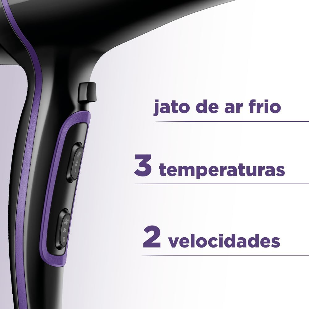 Secador de Cabelos, Mondial, Preto, 2000W, 127V - SCN-01 - Image 4