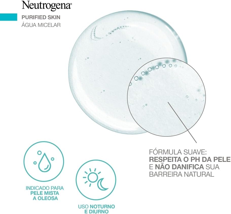 Neutrogena Água Micelar Demaquilante Purified Skin, 200ml - Image 4