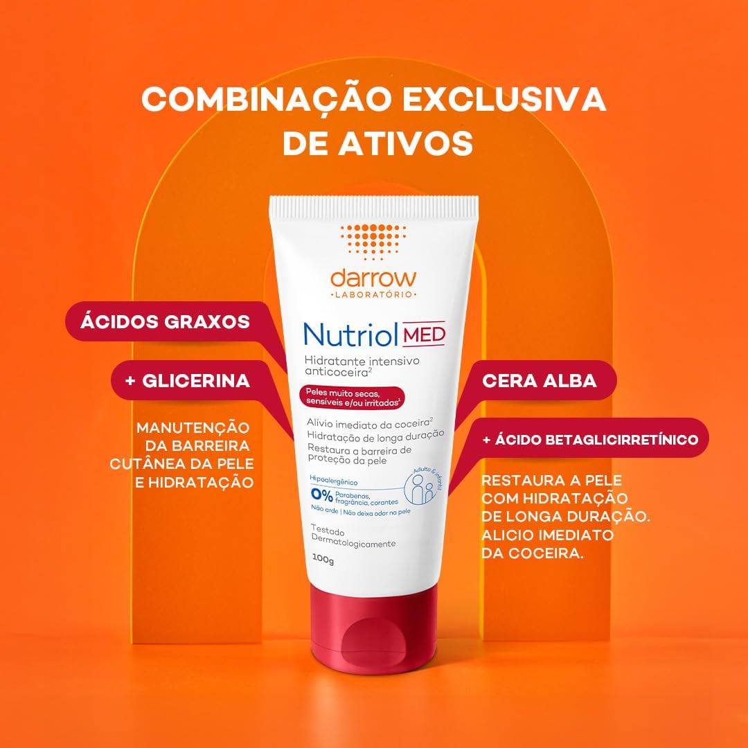 Darrow Nutriol Med Loção Hidratante Dermatológico, 100g - Image 6