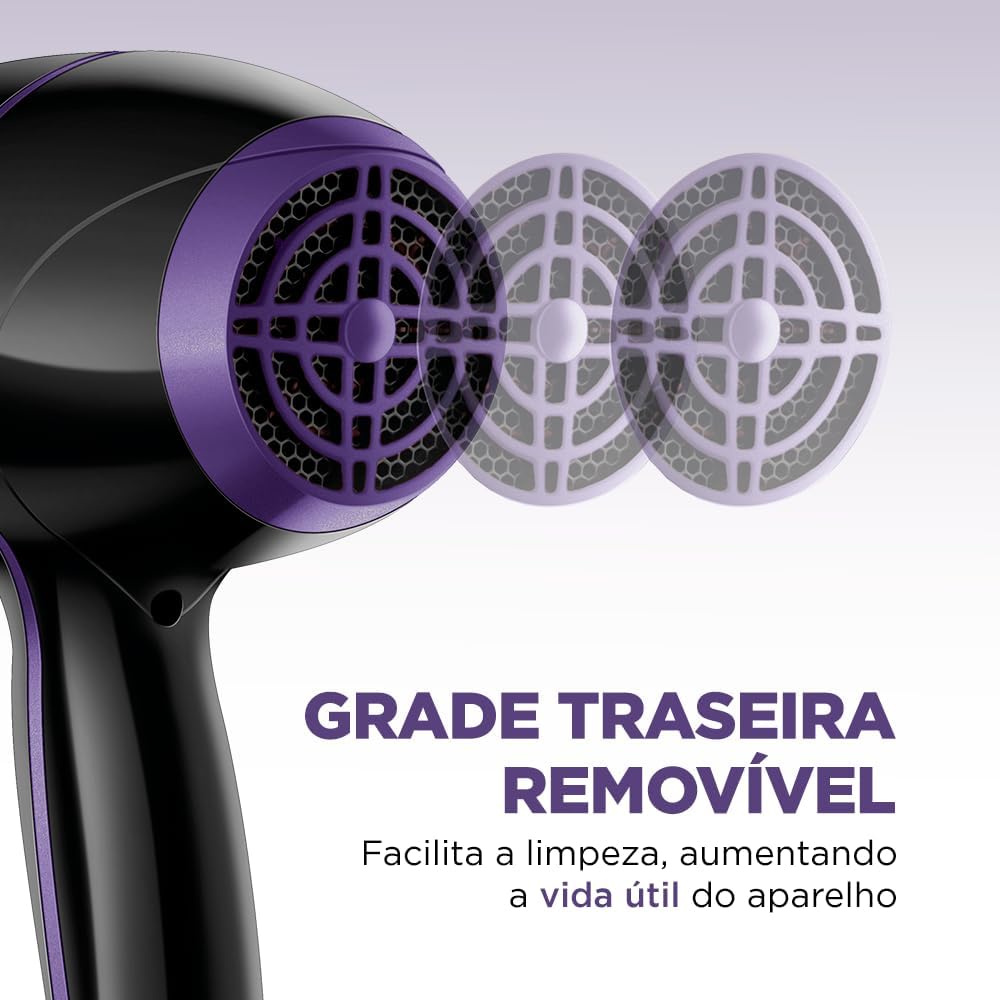 Secador de Cabelos, Mondial, Preto, 2000W, 127V - SCN-01 - Image 6