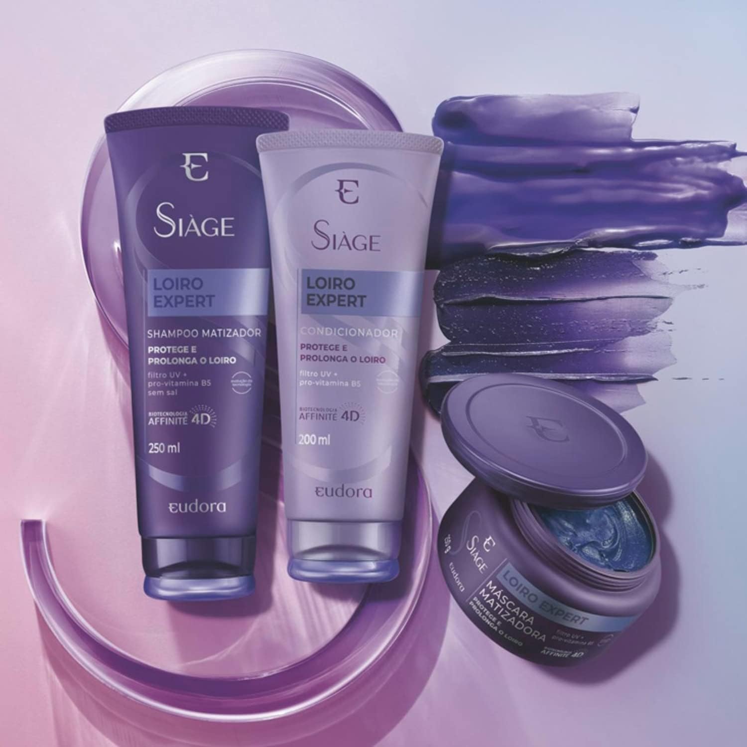 Eudora Kit Siàge Loiro Expert Shampoo + Condicionador + Máscara Matizadora - Image 3