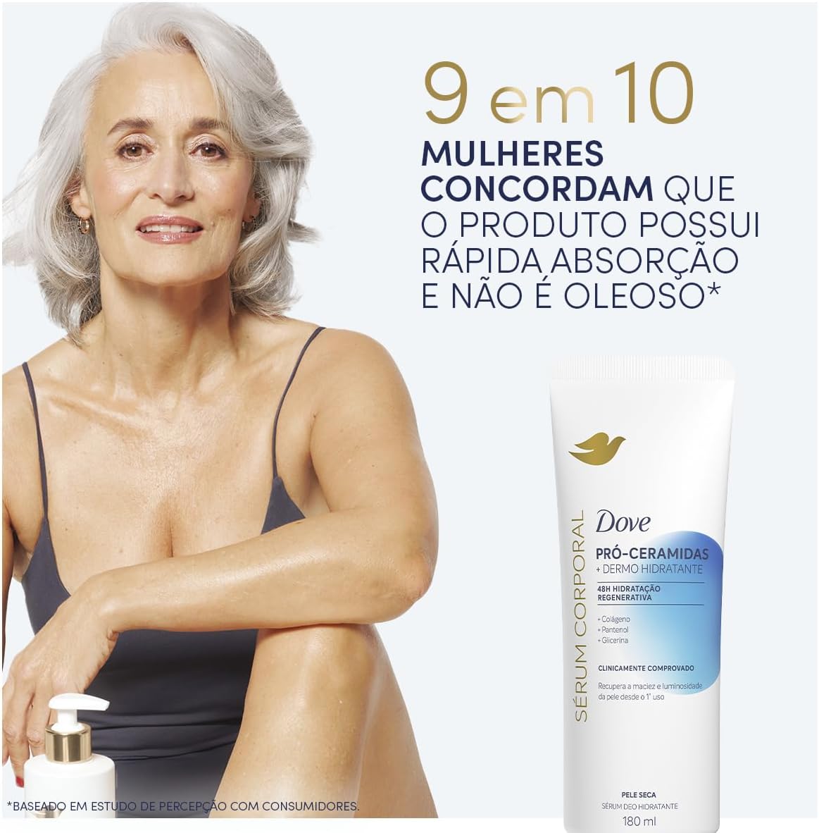 Dove Sérum Hidratante Corporal Pró-Ceramidas + Dermo Hidratante 180ml - Image 3