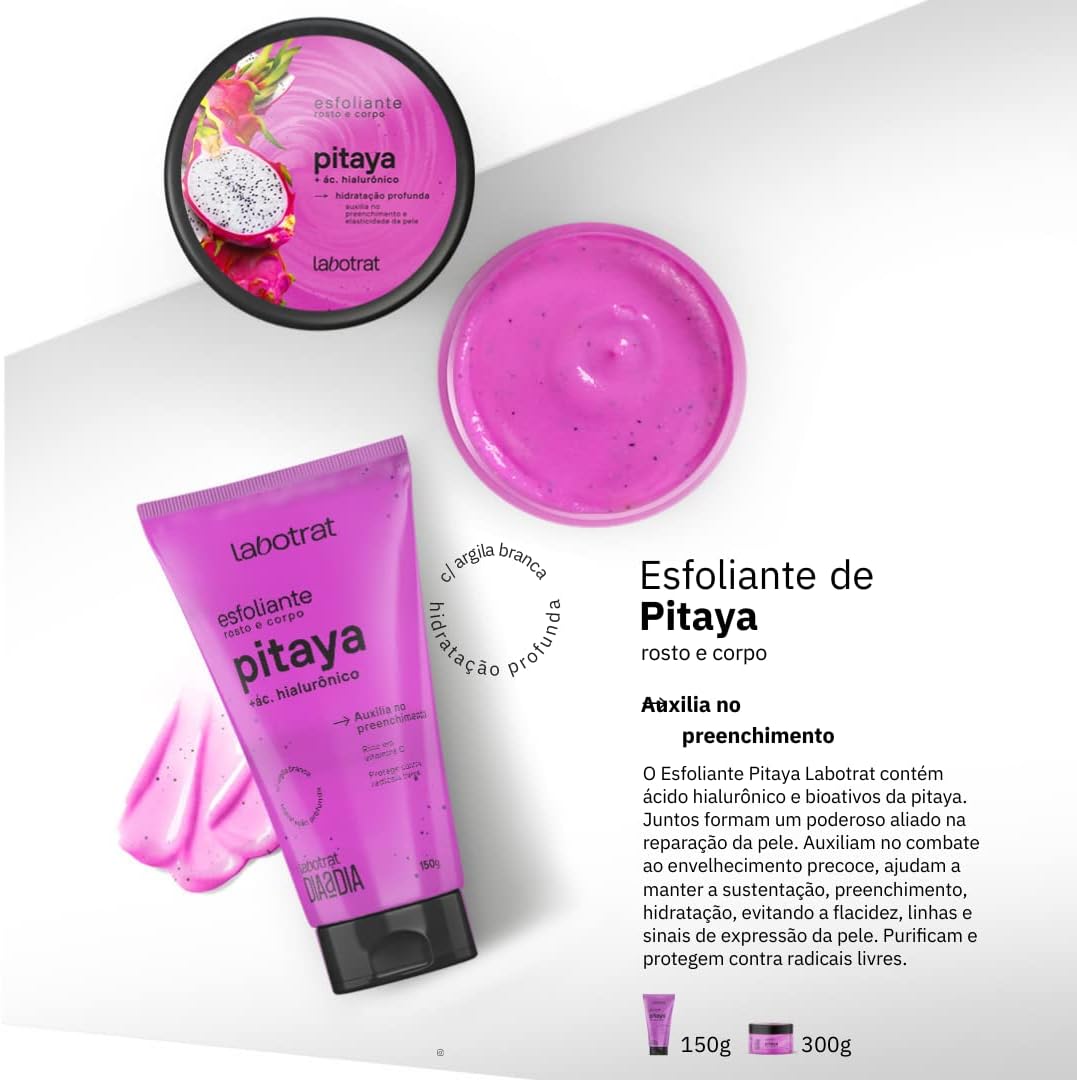 Labotrat - Esfoliante Rosto/Corpo Labotrat Dia A Dia 300G Pitaya - Image 2