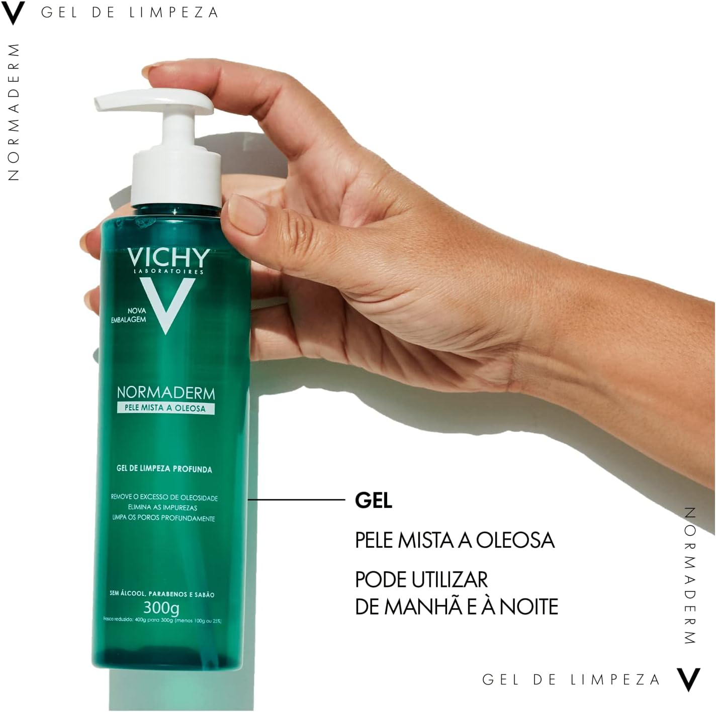 Vichy Normaderm Gel de Limpeza Profunda, com Ácido Glicólico e Salicílico, 300g - Image 15