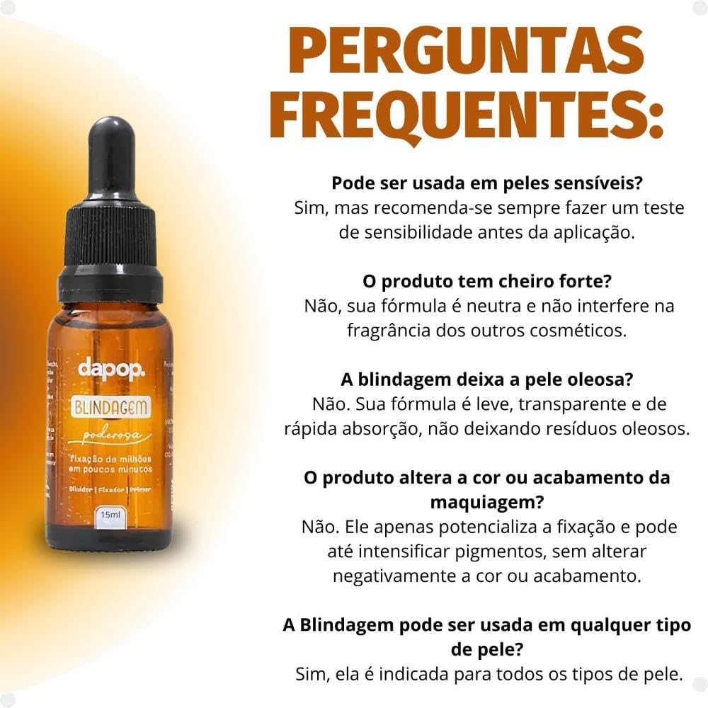 Fixador de Maquiagem Blindagem Poderosa Dapop 15ml - Image 7