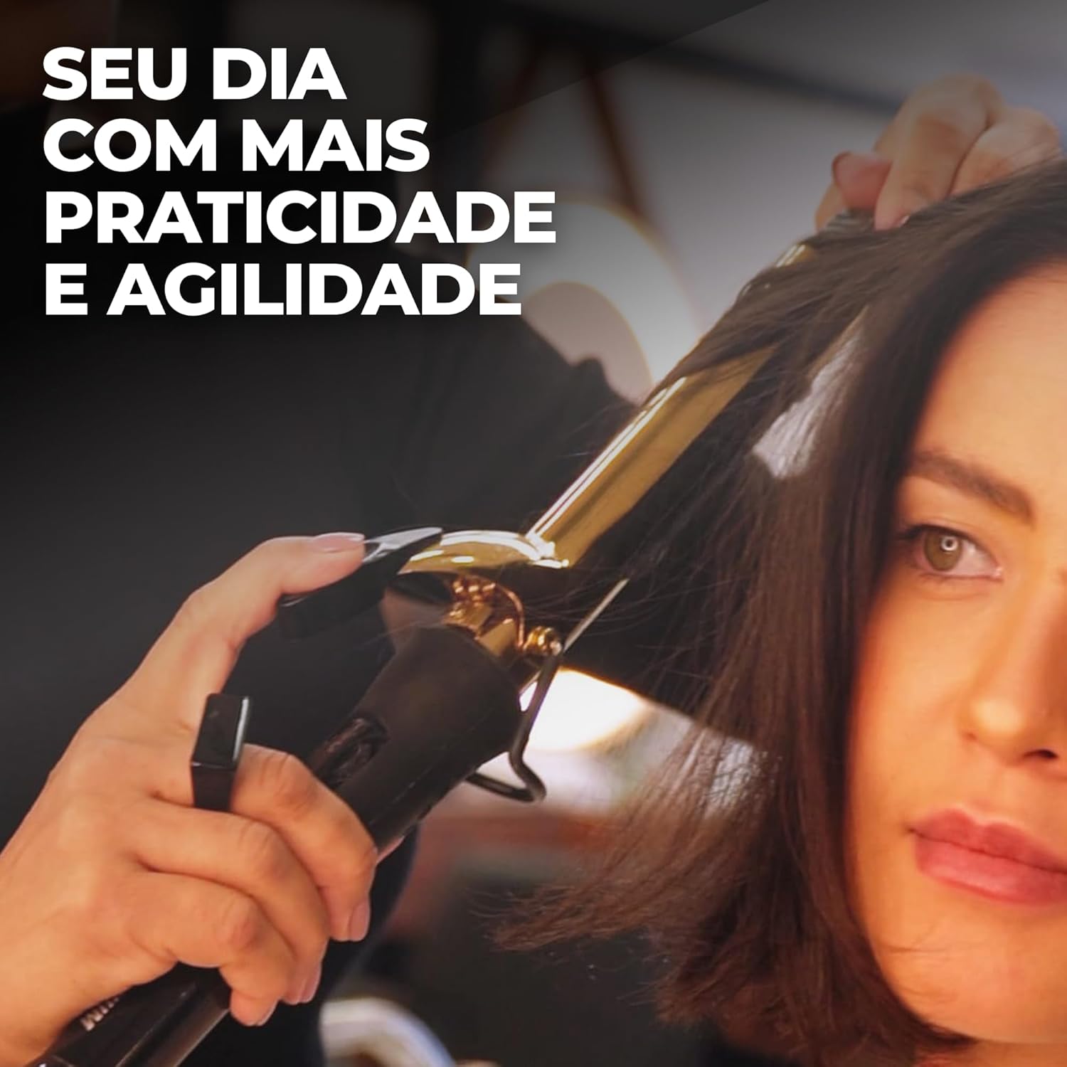 MQ Professional - Modelador de Cachos Profissional Gold Titanium - 32mm - Bivolt - Image 3
