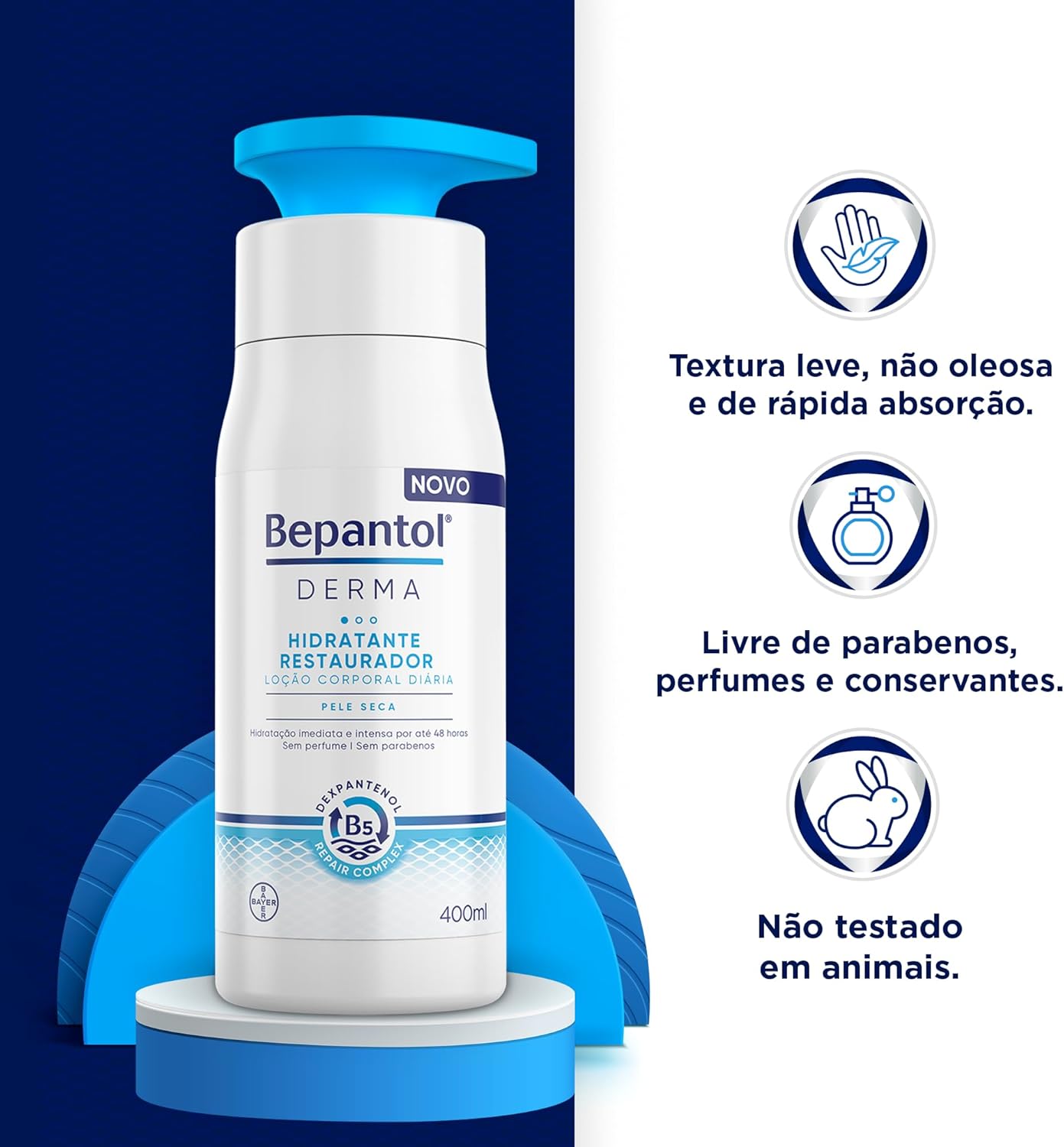 Creme Bepantol Derma, Pro Vitamina B5, Niacinamida - Image 4