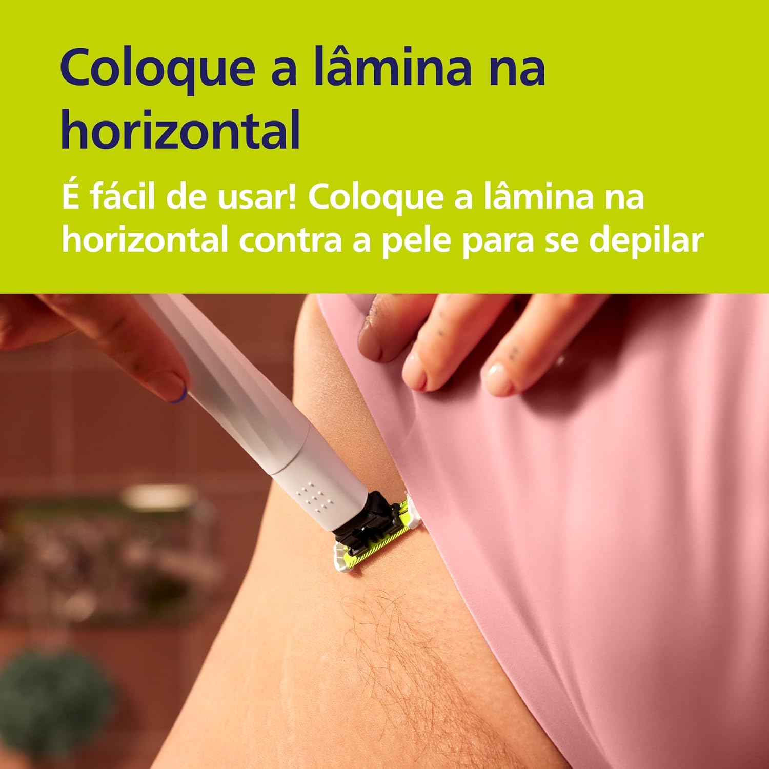 Aparador de Pelos Íntimo Philips OneBlade Intimate QP1924/10 À prova d'água - Bivolt - Image 6