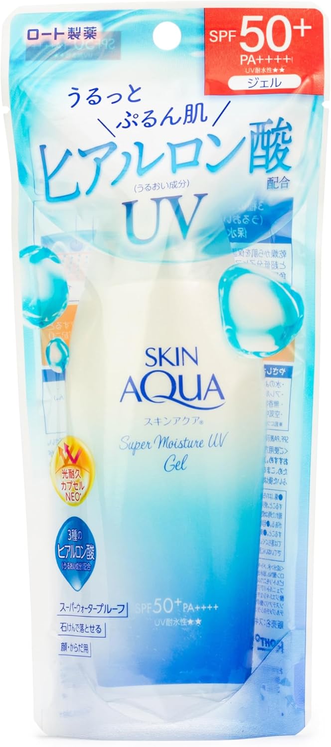 SKIN AQUA® Protetor Solar Facial UV SUPER MOISTURE GEL - FPS50 proteção UVA e UVB 110g - Image 3