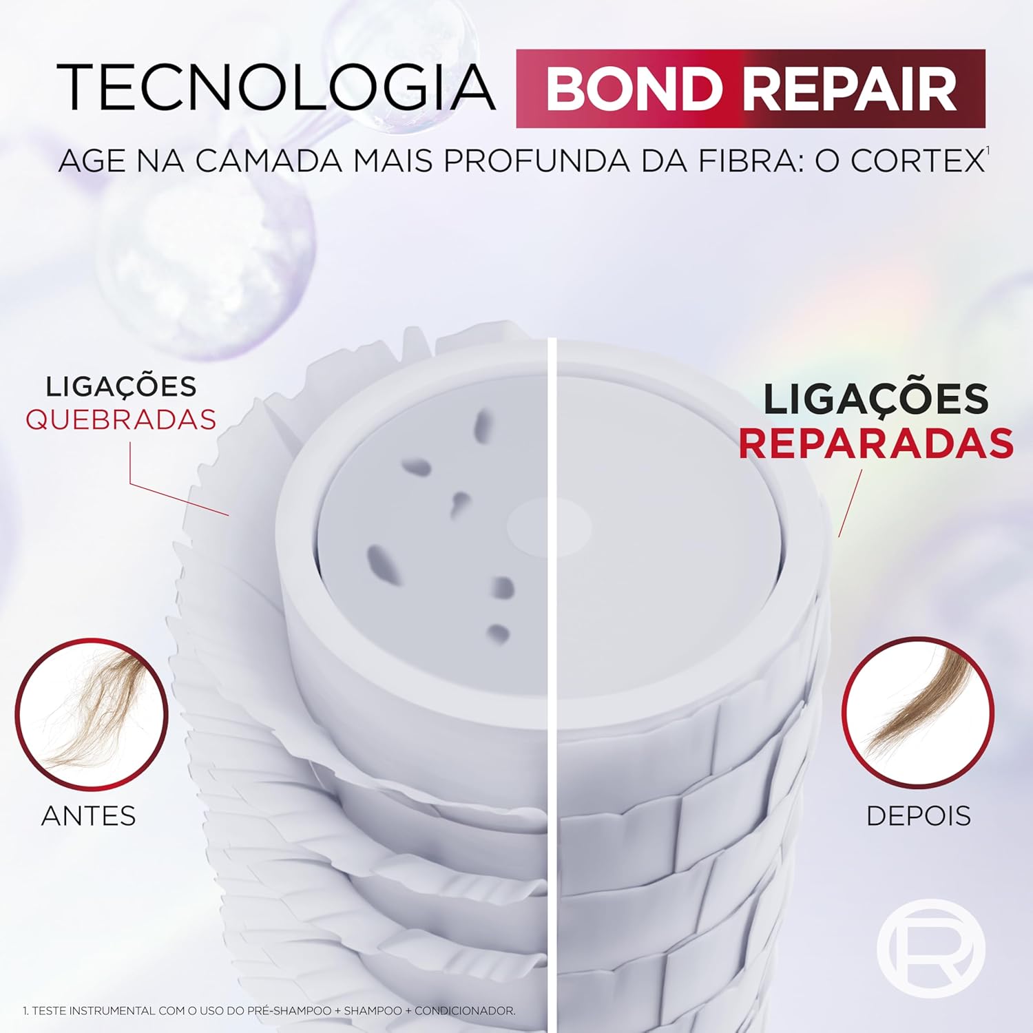 L'Oréal Paris Elseve Bond Repair Leave-In Finalizador Resgate Capilar com Ácido Cítrico e Glicina, 90ml - Image 5