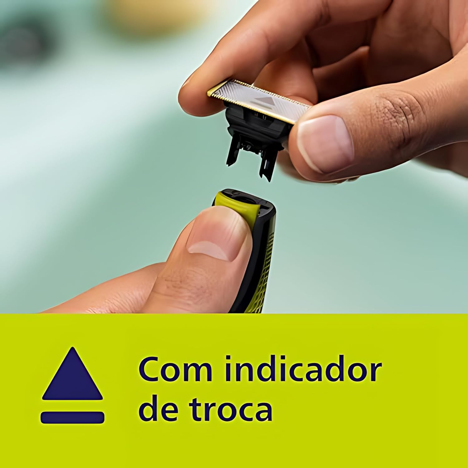 Aparador e raspador OneBlade com 3 pentes, à prova d’água, Bivolt - QP2724/10 Philips - Image 3