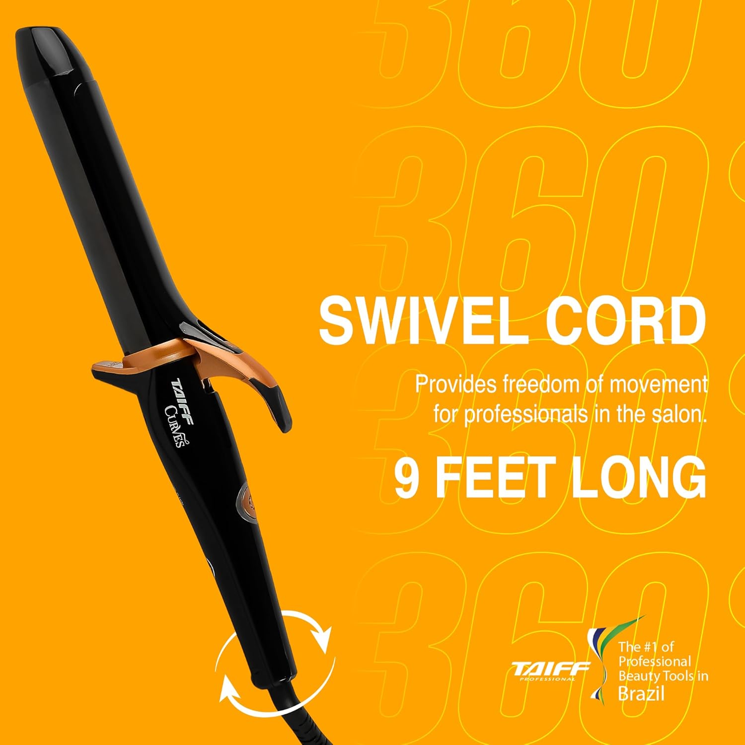 Modelador 1 1/4 Curves, Taiff, Bivolt, Preto, Modelador Curves 1 1/4" - Image 6