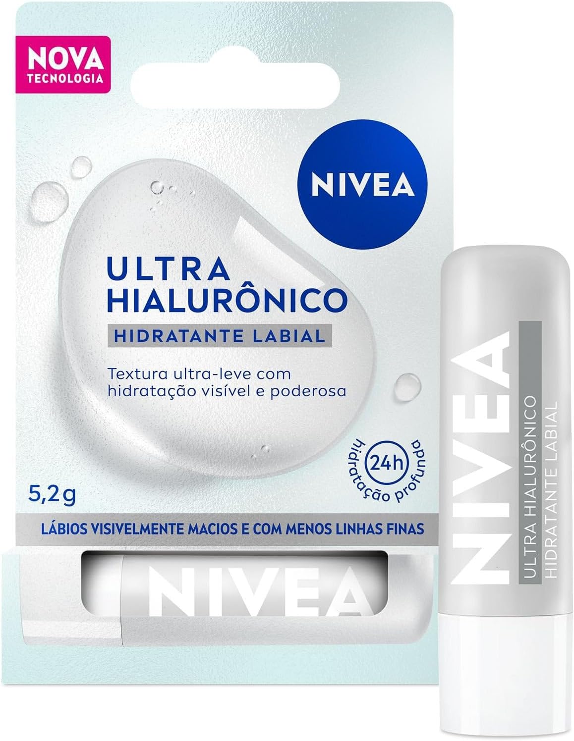 NIVEA Hidratante Labial Ultra Hialurônico 5,2g - Image 5