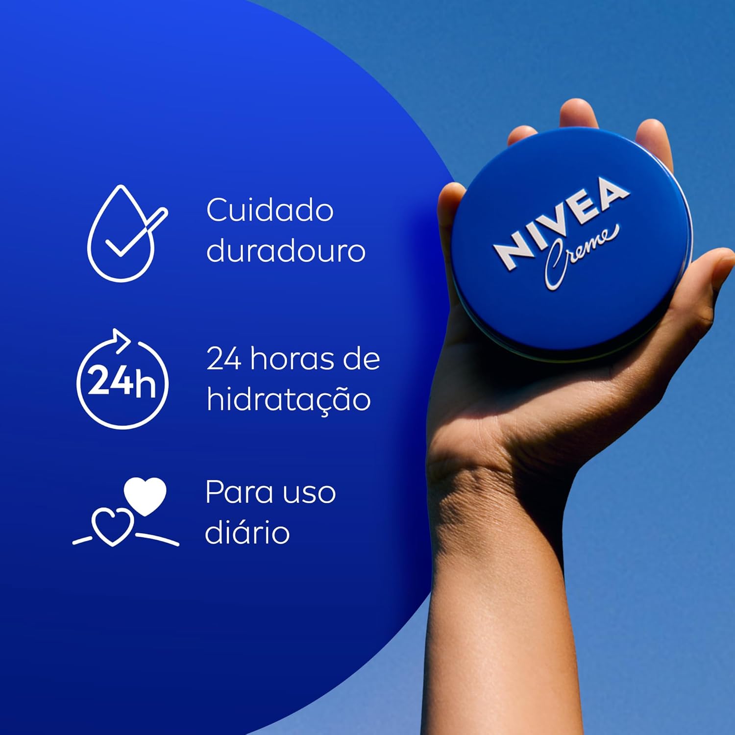 NIVEA Creme Lata - Hidratação profunda para as áreas mais ressecadas - 145g - Image 6