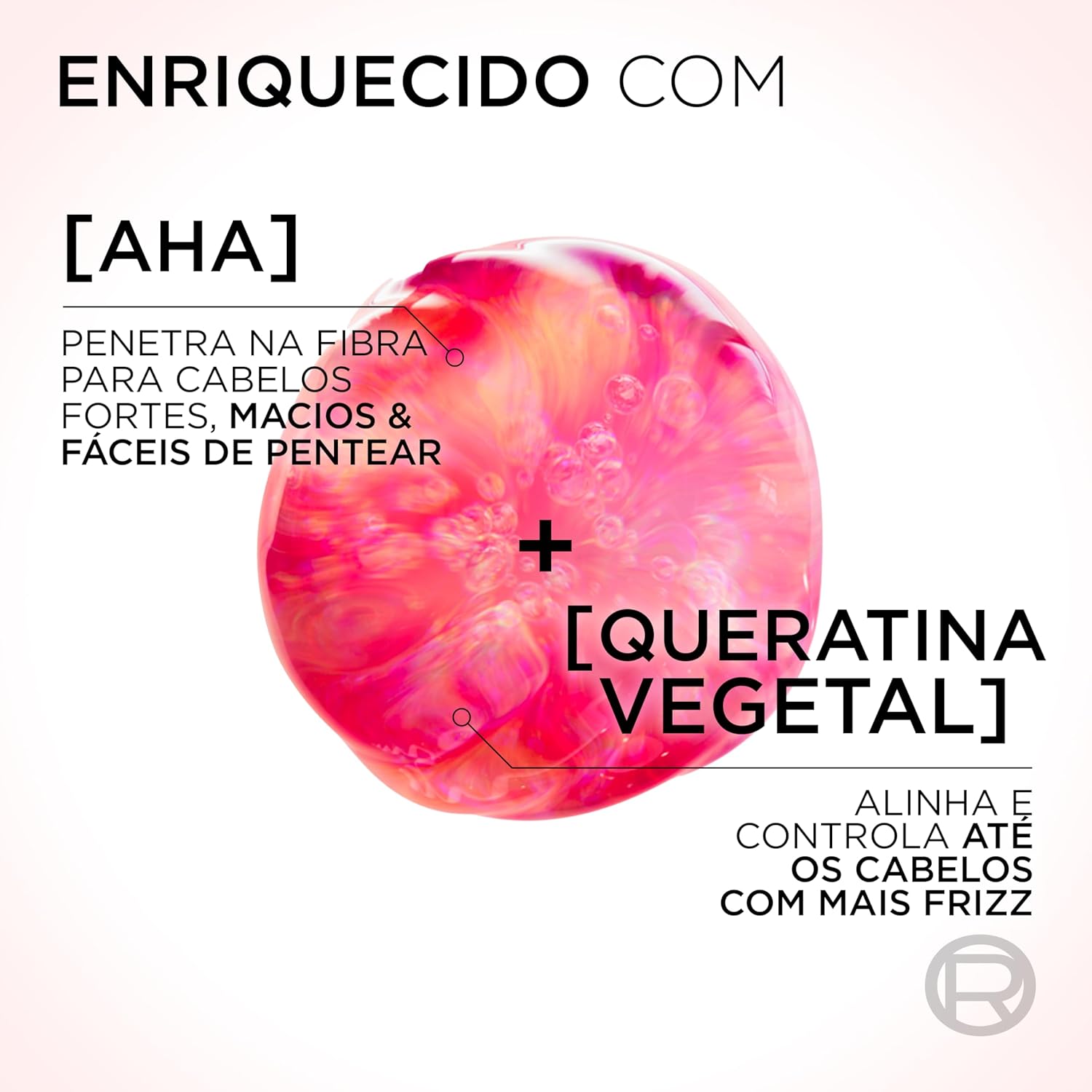 L'Oréal Paris Elseve Liso dos Sonhos Condicionador, com Efeito Liquid Hair, Enriquecido com AHA e Queratina Vegetal, 400ml - Image 4