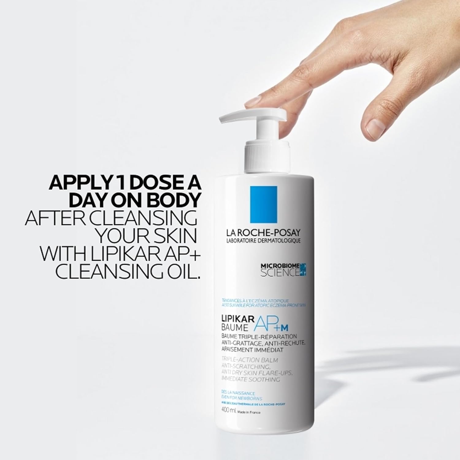 La Roche-Posay Lipikar Baume AP + M - Hidratante Corporal 400ml - Image 6