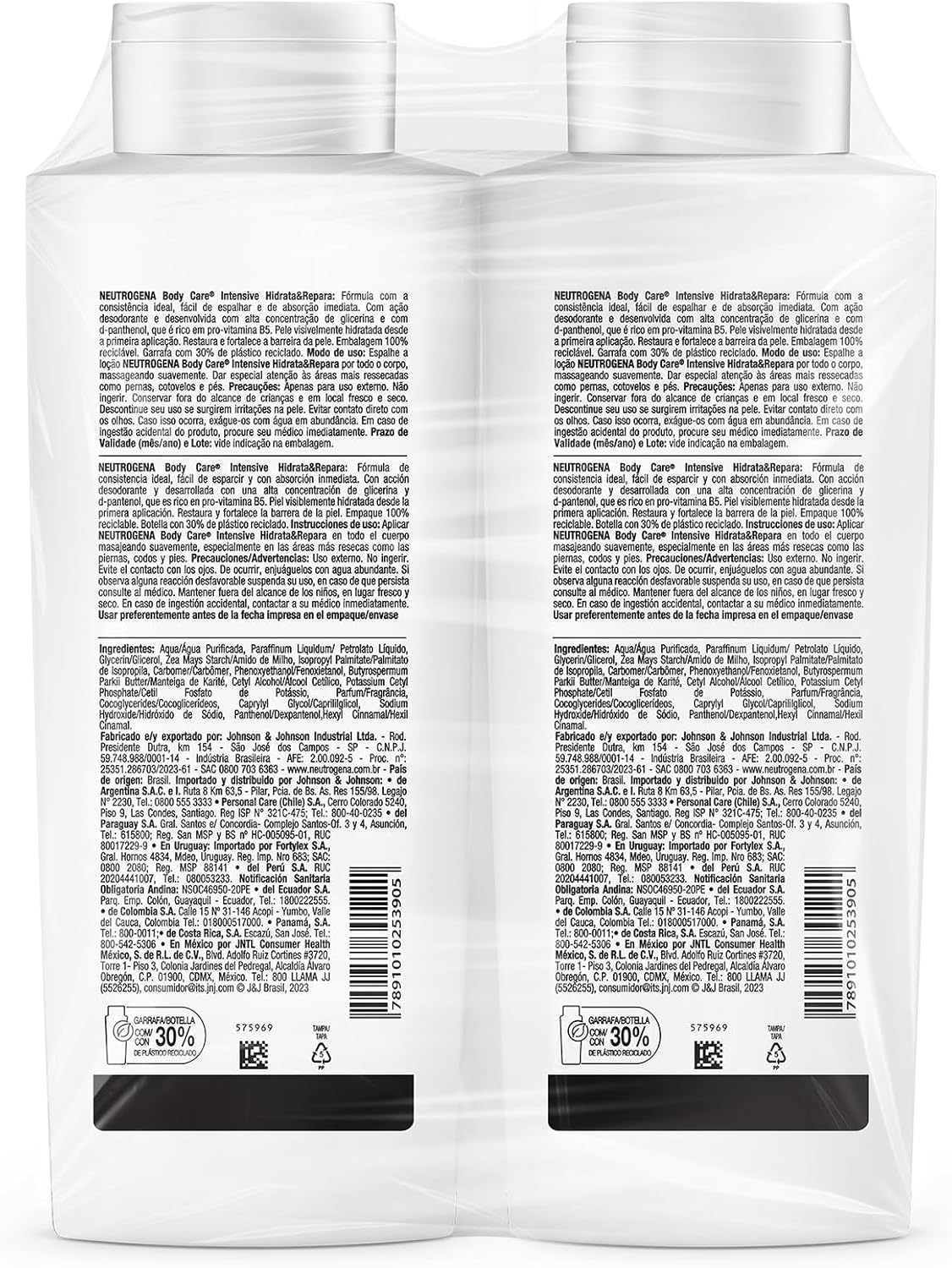 Neutrogena Hidratante Corporal Body Care Intensive Hidrata&Repara, Kit com 2 Unidades de 400ml - Image 4
