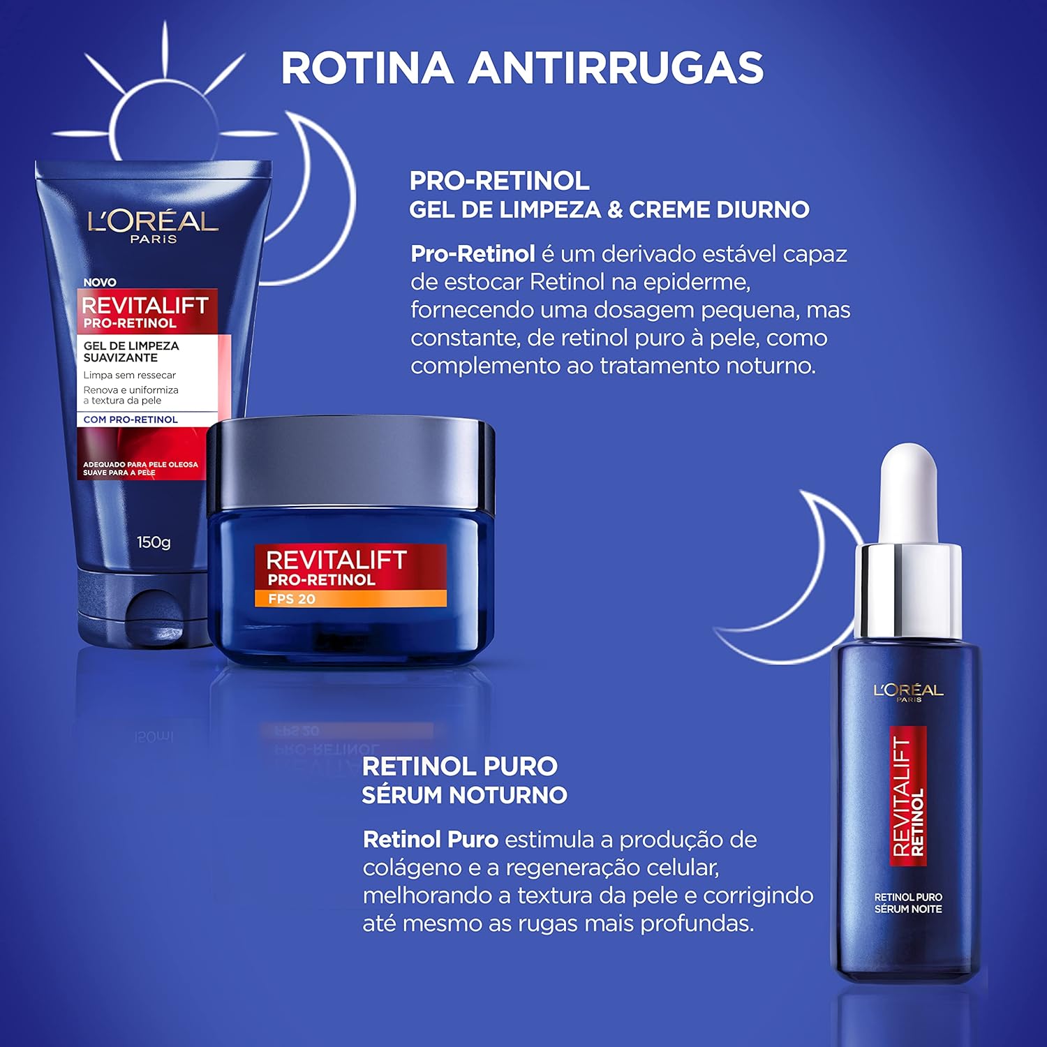 Gel de Limpeza Facial Suavizante Revitalift Retinol 150g - Image 4