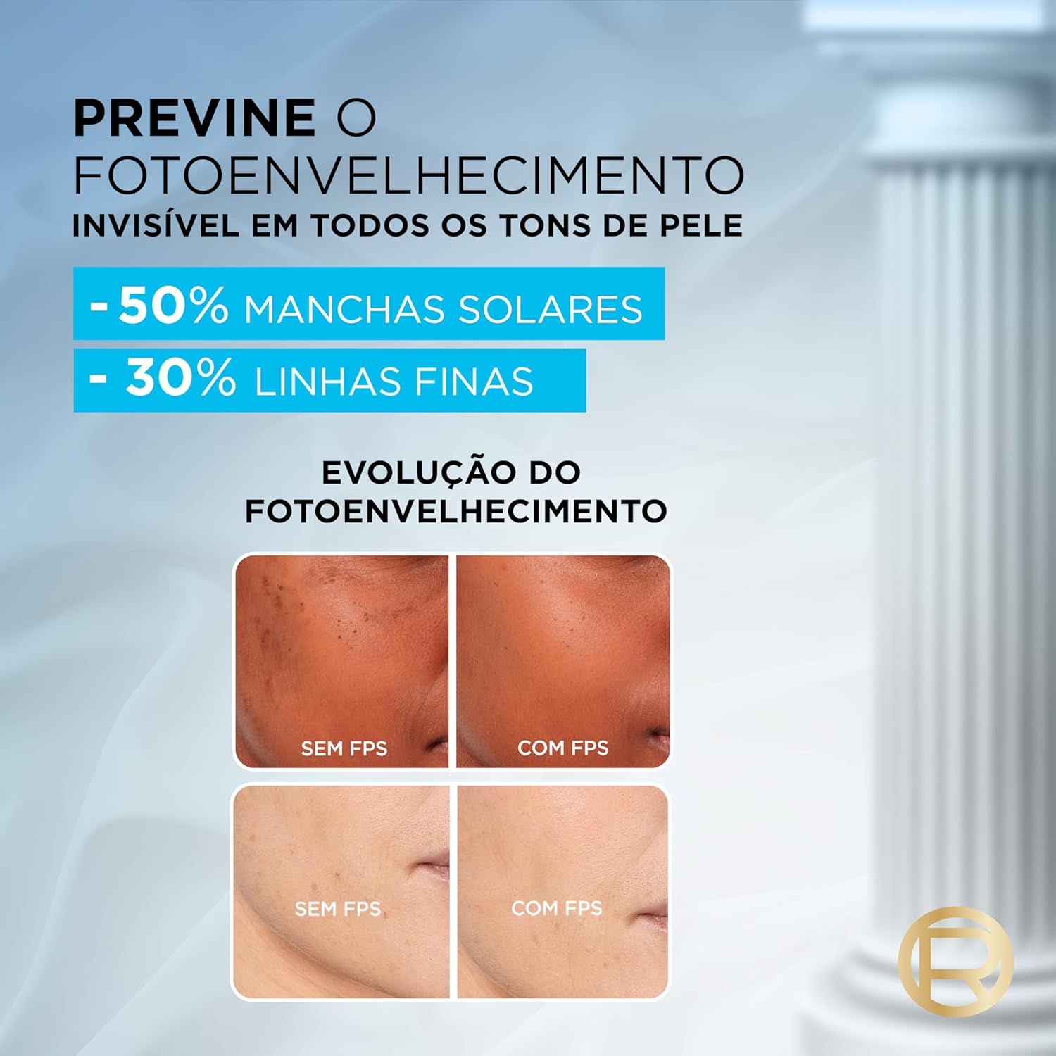 L'Oréal Paris Solar Expertise, Protetor Solar Facial The Invisible Fluido FPS60, 40g - Image 5