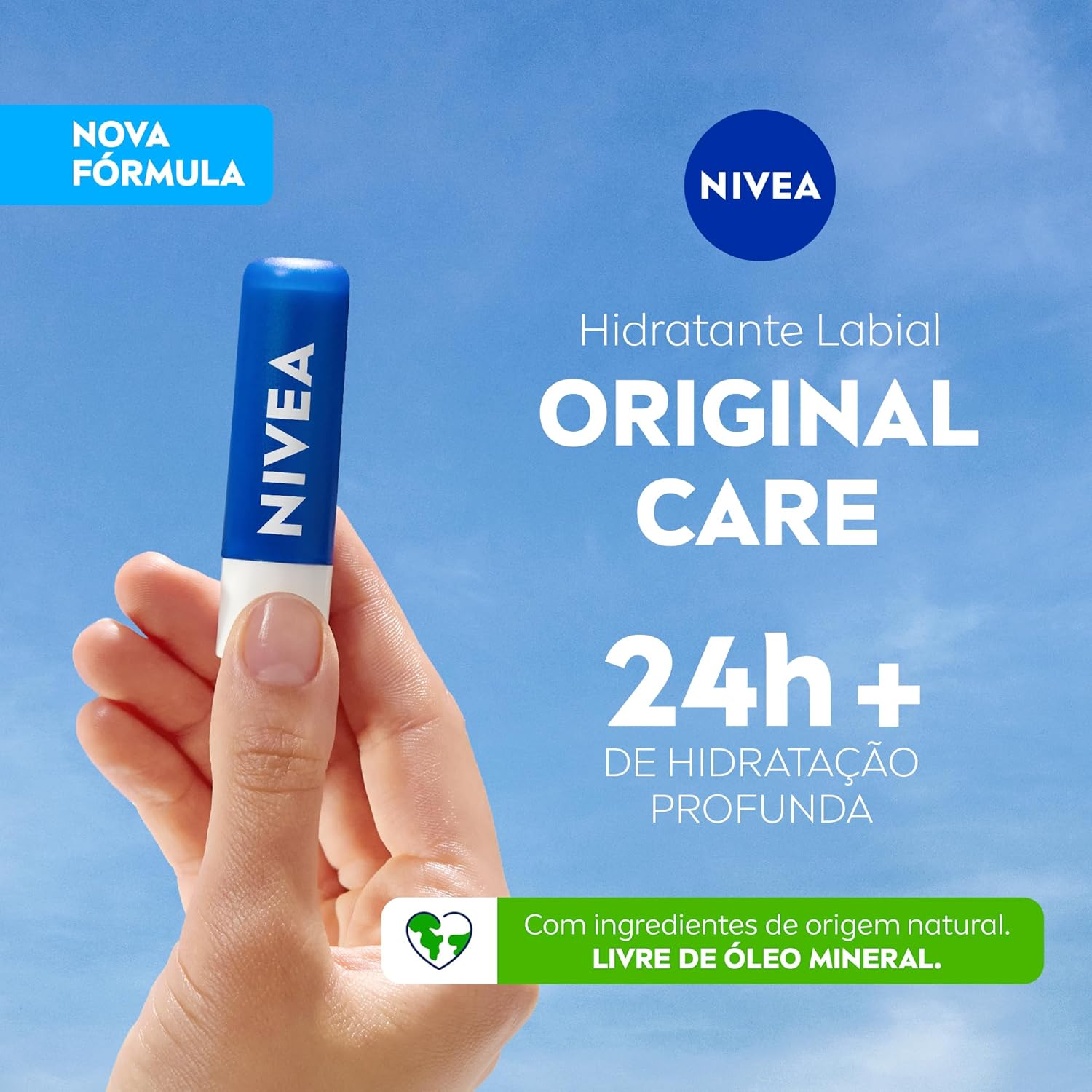 NIVEA Hidratante Labial Original Care 4,8g - Image 3