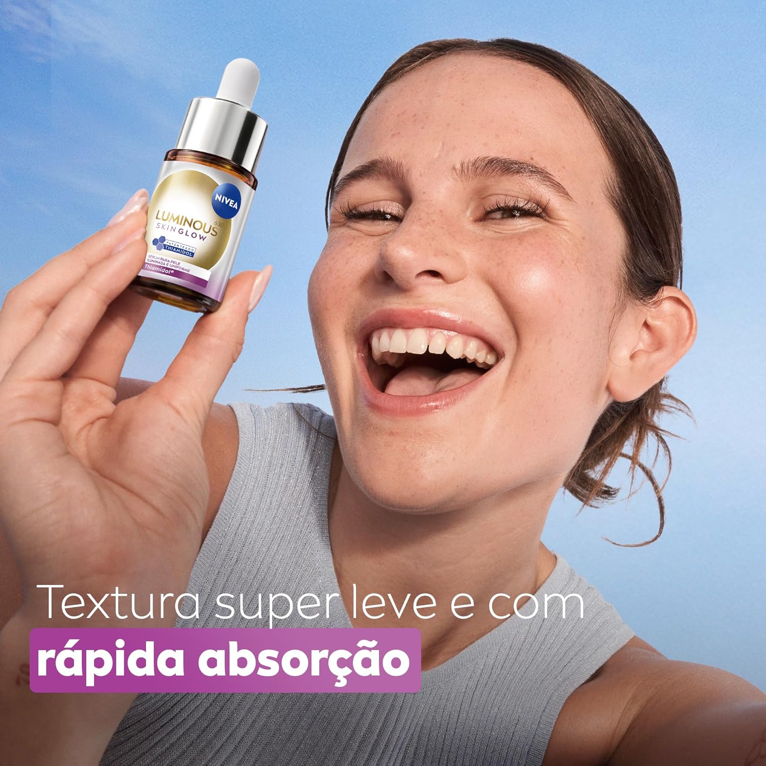 NIVEA LUMINOUS630® Skin Glow Sérum 15 ml - Com Thiamidol, Niacinamida e Aloe Vera - Image 6