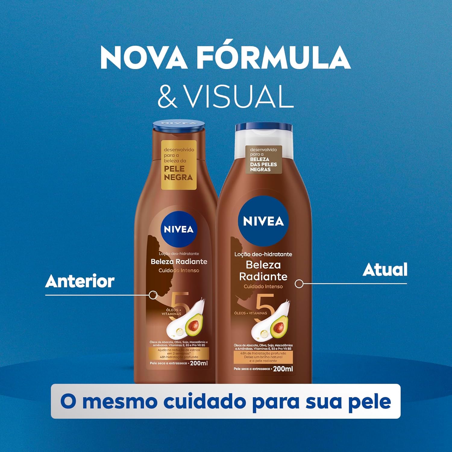 NIVEA Hidratante Desodorante Beleza Radiante Cuidado Intenso 200ml - Image 4