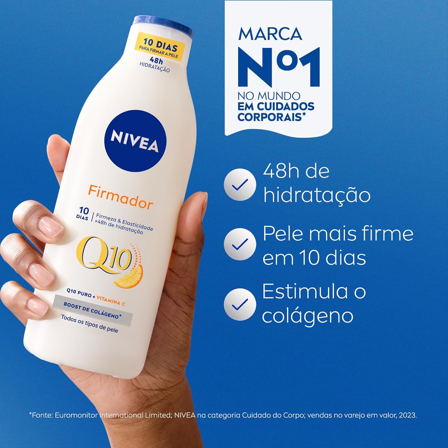 NIVEA Loção Hidratante Firmador Q10 + Vitamina C Todos os Tipos de Pele 200ml - Image 2