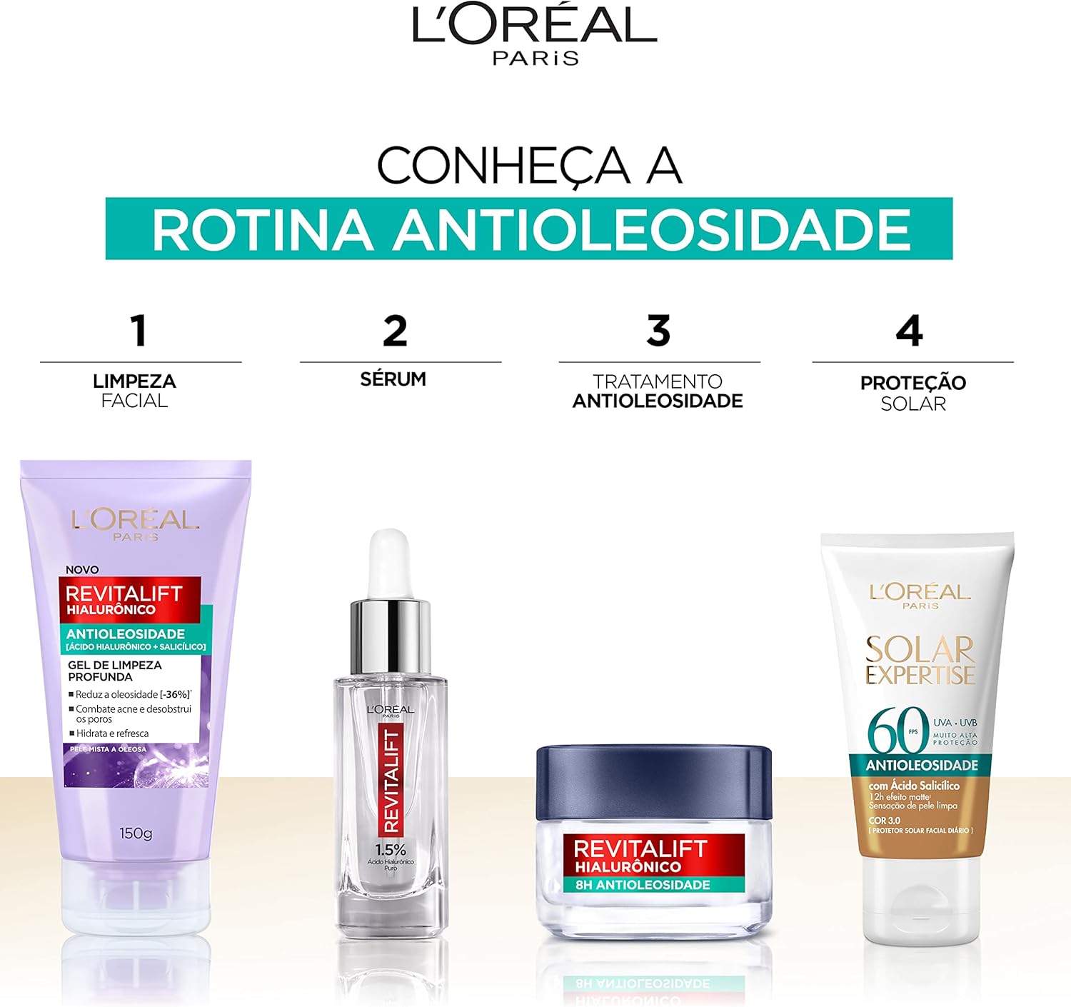 Protetor Solar Facial L'Oréal Paris Solar Expertise Antioleosidade Fps60 Cor 3.0 Média 40G - Image 7